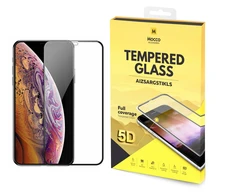„Mocco Full Glue 5D Signature Edition“ grūdintas stiklas, pilnas padengimas su rėmeliu „Apple iPhone 11 Pro Juodas“