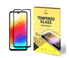 „Mocco Full Glue 5D Signature Edition“ grūdinto stiklo apsauginis stiklas su rėmeliu, visiškai padengiantis visą ekraną „Xiaomi Redmi 7A“ Juodas