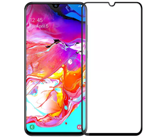 Mocco Full Face / Full Glue Tempered Glass Full Coveraged with Frame Samsung A105 Galaxy A10 Juodas