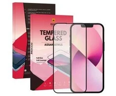 „Mocco Full Glue Signature Edition“ grūdinto stiklo apsauginis stiklas su rėmeliu, skirtas Apple iPhone 16 Pro Max telefonui.