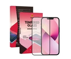 „Mocco Full Glue Signature Edition“ grūdintas stiklas, pilnas padengimas su rėmeliu „Apple iPhone 13 Mini Juodas“