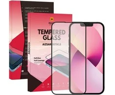 „Mocco Full Glue Signature Edition“ grūdinto stiklo pilnas padengimas su rėmeliu Apple iPhone 14 Pro Max Juodas