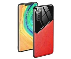 Mocco Lens Leather dėklas skirtas Apple iPhone 11 Pro Max, raudonas