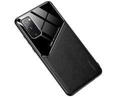 Mocco Lens Leather dėklas skirtas Apple iPhone 12 Pro, juodas