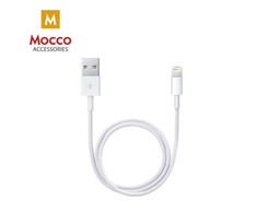 Mocco Lightning USB duomenų ir įkrovimo laidas 2m Baltas