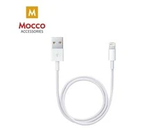 Mocco Lightning USB duomenų ir įkrovimo laidas 2m Baltas