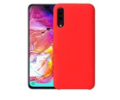 Mocco Liquid Silicone dėklas skirtas Samsung Galaxy A41, raudonas