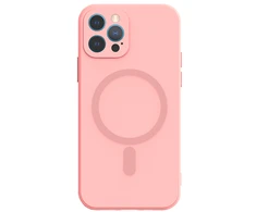 Mocco MagSilicone dėklas skirtas Apple iPhone 12 Pro, rožinis