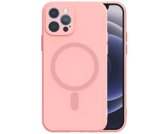 Mocco MagSilicone dėklas skirtas Apple iPhone 12 Pro, rožinis