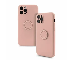 Mocco Pastel Ring silikoninis dėklas skirtas Samsung Galaxy S22 Plus 5G, rožinis