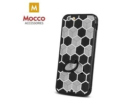 Dėklas Mocco Apsauginė nugarėlė Mocco Ring Silicone skirta Samsung G920 Galaxy S6, juoda-pilka