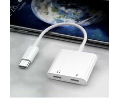 Mocco RoGer JH-032 USB-C į 2x USB-C garso adapteris + įkrovimas