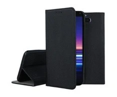 Mocco Smart Magnet Book atverčiamas dėklas skirtas Huawei Y6p, juodas
