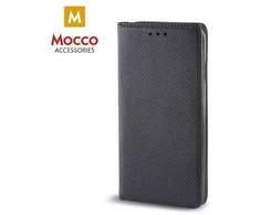 Mocco Smart Magnet Book atverčiamas dėklas skirtas Huawei Y7/Y7 Prime (2018), juodas
