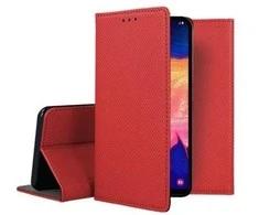 Mocco Smart Magnet Book atverčiamas dėklas skirtas Samsung Galaxy A22 4G / M22 4G, raudonas