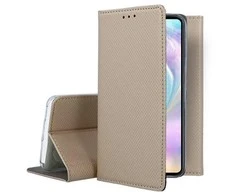 Mocco Smart Magnet Book atverčiamas dėklas skirtas Samsung M205 Galaxy M20, auksinis