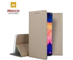 Mocco Smart Magnet Book atverčiamas dėklas skirtas Samsung Galaxy A12, auksinis