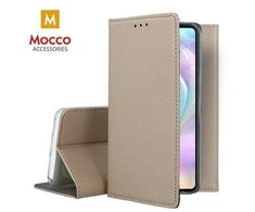 Mocco Smart Magnet Book atverčiamas dėklas skirtas Samsung M205 Galaxy M20, auksinis