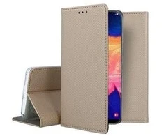 Mocco Smart Magnet Book atverčiamas dėklas skirtas Xiaomi 12T 5G / Xiaomi 12T Pro 5G, auksinis