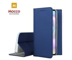 Mocco Smart Magnet Book atverčiamas dėklas skirtas Xiaomi Poco M3, mėlynas