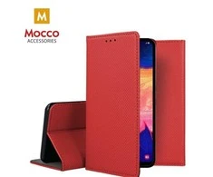 Mocco Smart Magnet Book atverčiamas dėklas skirtas Xiaomi Mi 10 / Mi 10 Pro, raudonas