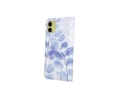 Mocco Smart Trendy Frozen Leaves 3 atverčiamas dėklas skirtas Samsung Galaxy A42 5G