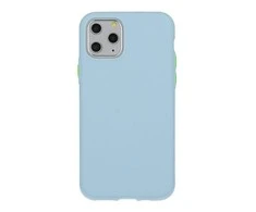 Mocco Soft Kreminis silikoninis dėklas skirtas Apple iPhone 12 Mini, mėlynas