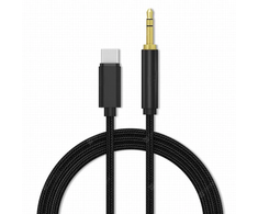 „Mocco Premium“ AUX kabelis USB-C -> 3,5 mm 1 m