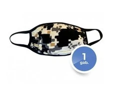 Mocco Textile dviejų sluoksnių daugkartinio naudojimo kaukės Camouflage