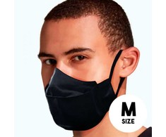 Maska antysmogowa Mocco Textile two-layer reusable masks M size Juodas