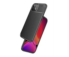 Mocco Trust Šarvuotas smūgiams atsparus anglies dėklas, skirtas Apple iPhone 13 Pro Juodas