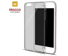 Mocco Ultra Back 0.3 mm silikoninis dėklas skirtas Huawei P8, skaidrus/juodas