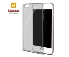 Mocco Ultra Back 0.3 mm silikoninis dėklas skirtas Huawei P8, skaidrus/juodas