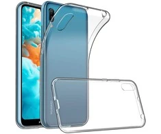 Mocco Ultra Back 1 mm silikoninis dėklas skirtas Huawei Y6p, skaidrus