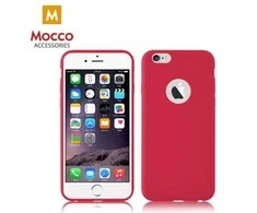 Mocco Ultra Slim Soft Matte 0.3 mm silikoninis dėklas skirtas Samsung A320 Galaxy A3 (2017), raudonas