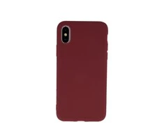 Mocco Ultra Slim Soft Matte 0.3 mm silikoninis dėklas skirtas Xiaomi Mi Note 10 / Mi Note 10 Pro / Mi CC9, tamsiai raudonas