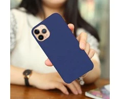 Mocco Ultra Slim Soft Matte 0.3 mm silikoninis dėklas skirtas Apple iPhone XS Max, mėlynas