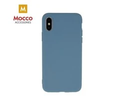 Mocco Ultra Slim Soft Matte 0.3 mm silikoninis dėklas skirtas Apple iPhone 11 Pro Max, šviesiai mėlynas