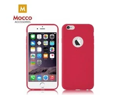 Mocco Ultra Slim Soft Matte 0.3 mm silikoninis dėklas skirtas Samsung G920 Galaxy S6, raudonas