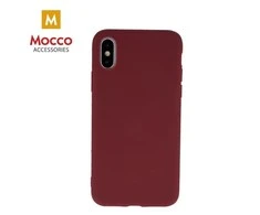 Mocco Ultra Slim Soft Matte 0.3 mm silikoninis dėklas skirtas Xiaomi Mi Note 10 / Mi Note 10 Pro / Mi CC9, tamsiai raudonas