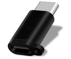 Mocco Universalus adapteris, „Micro USB“ į USB C tipo jungtį, juodas (OEM)