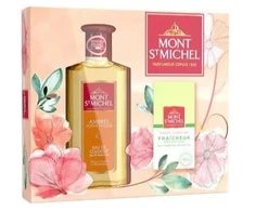 Mont St Michel Ambrée Authentique Eau de Cologne rinkinys unisex (Eau de cologne 250 ml + Bar Soap 125 g)