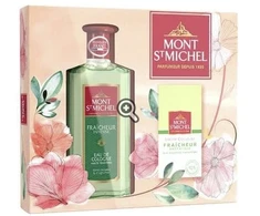 Mont St Michel Fraîcheur Intense Eau de Cologne rinkinys unisex (Eau de cologne 250 ml + Bar Soap 125 g)