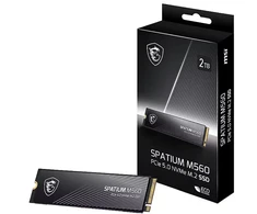 SSD kietasis diskas MSI SPATIUM M560, 2 TB PCIe Gen5 x4 M.2 2280
