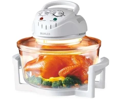 Muhler MFC-1200 Compact halogen orkaitė and air fryer 2in1 12L 1400W