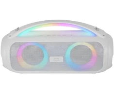 Muzikinis centras Mars Gaming MSPULSEW Nešiojamas vakarėlių garsiakalbis Stereo 50W 5000mAh / baltas