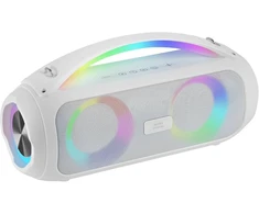 Muzikinis centras Mars Gaming MSPULSEW Nešiojamas vakarėlių garsiakalbis Stereo 50W 5000mAh / baltas