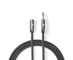 Nedis CATB22050GY20 Stereo audio extender 2m