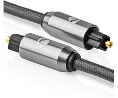 Kabelis Nedis CATB25000GY10 kabelis audio 1 m TOSLINK Pilka