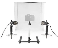 Objektyvas Nedis LED fotostudijos rinkinys 40 x 40 cm | 6500 K | Sulankstomas